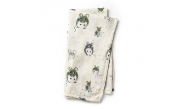 Bamboo Muslin Blanket Forest Mouse