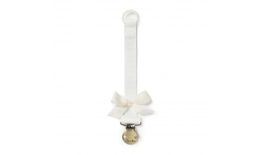 Pacifier Clip Vanilla White