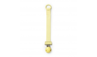 Pacifier Clip Wood Sunny Day Yellow