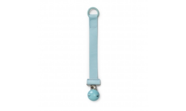 Attache-tétine en Bois Aqua Turquoise