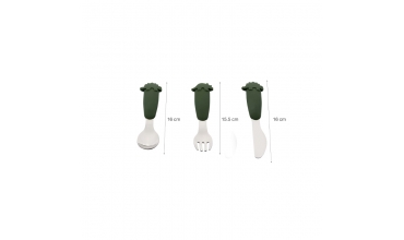 Silicone Cutlery (set of 3) Dino