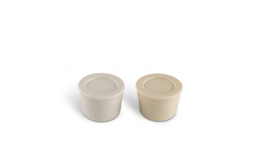 Mini Sauce Containers (set of 2) Cream/Cool Grey