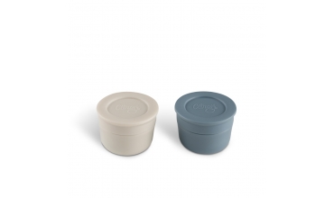 Mini Sauce Containers (set of 2) Dusty Blue/Cool Grey