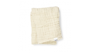 Crinkled Blanket Vanilla White