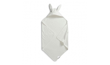 Hooded Towel Vanilla White Bunny